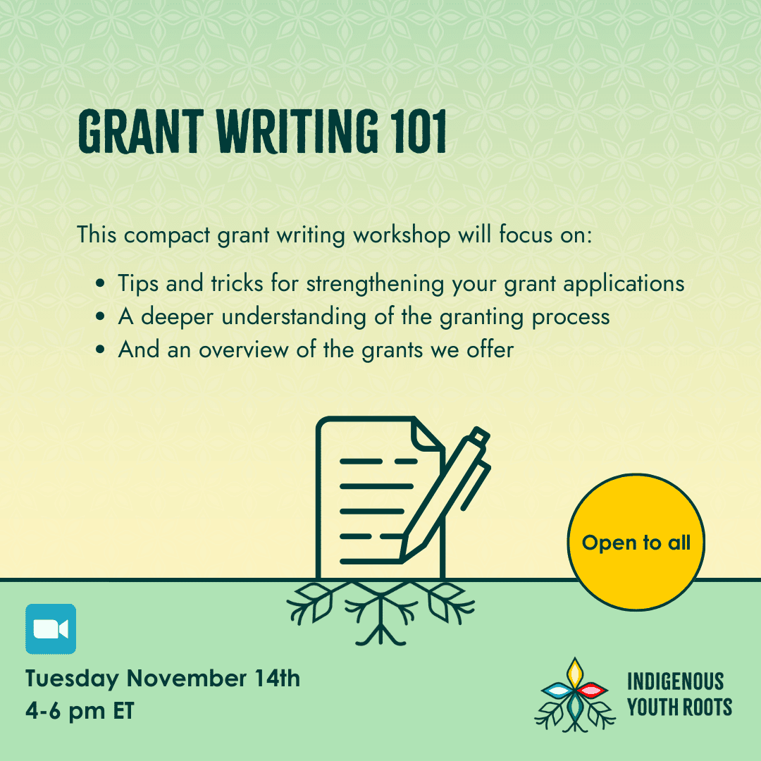 Grant writing 101 poster